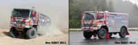 Hino unveiles an updated race truck for Dakar 2012