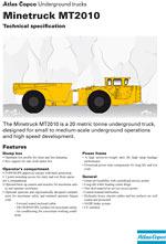Atlas Copco Minetruck MT2010