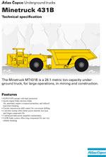 Atlas Copco Mintetruck MT431B