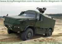 DSEi: KMW показала более мощную версию автомобиля Dingo 2