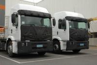 Prototypes of new Volkswagen Contellation trucks have been photographed in Brazil