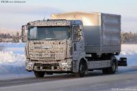 Daimler AG is testing updated Atego and Econic trucks