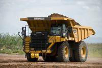 Caterpiller unveiled an updated 100 ton dump truck 777G 