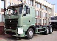 МАЗ показал трехосное шасси пятого поколения 6312М7