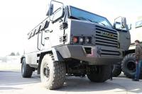 KrAZ showcased for its workers a cabover MRAP