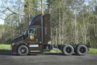 Freightliner showcased Cascadia CNG trucks