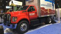 Roush CleanTech showcased the electric Ford F650