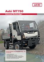 AEBI MT750 datasheet
