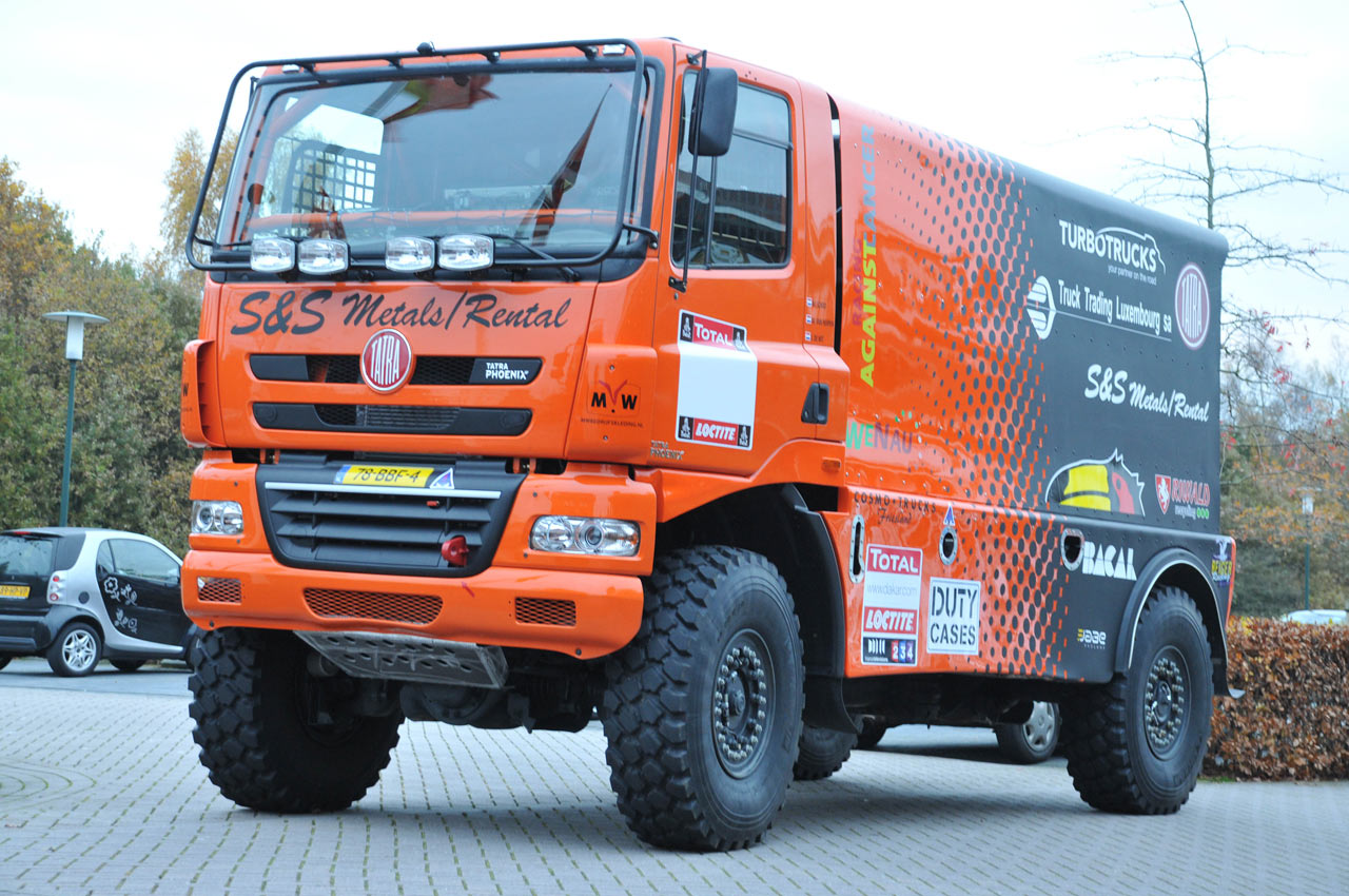tatra and iveco are testing new race trucks for dakar 2013
