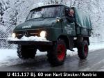 Unimog 411 with a closed cabin