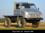 Unimog 411 with a closed cabin