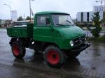 Unimog 411 with a closed cabin