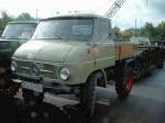 Unimog 411 with a closed cabin