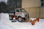 Unimog 411 with a closed cabin