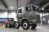 Scania presented new military tank hauler 
