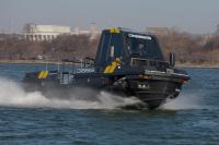 Unique amphibious truck by Gibbs Amphibians